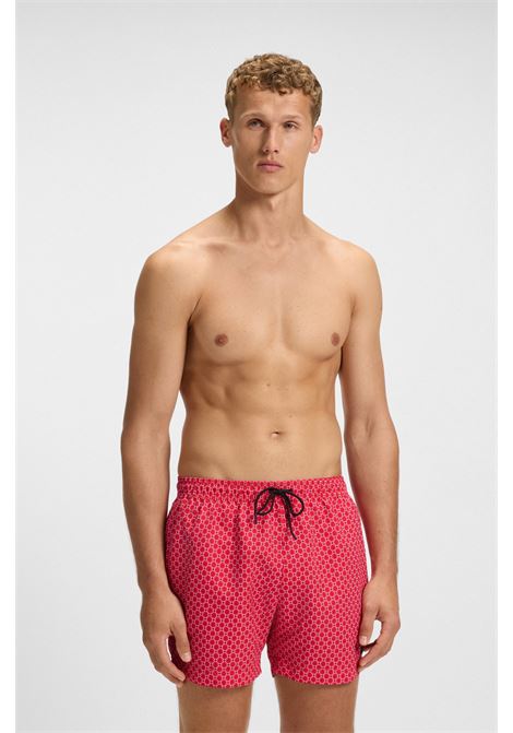 BOSS -Beach boxer shorts with all-over print and drawstring BOSS |  | 50518968610