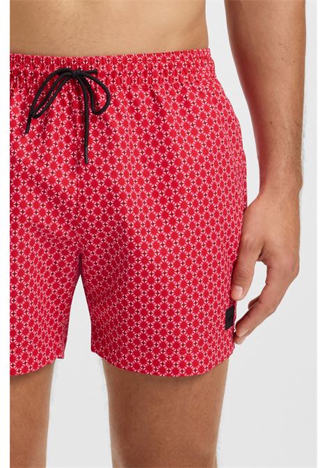 BOSS -Beach boxer shorts with all-over print and drawstring BOSS |  | 50518968610