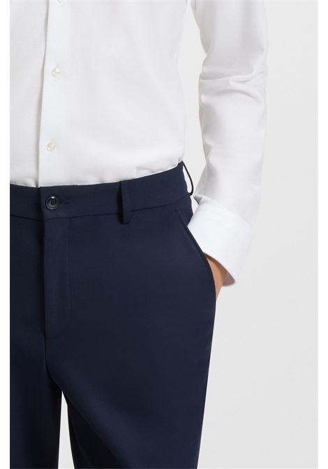 Camicia slim fit in jersey di piqué di cotone BOSS | Camicie | 50527675100