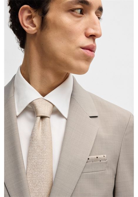 BOSS - Slim Fit Virgin Wool Suit with Micromotif BOSS |  | 50534889275