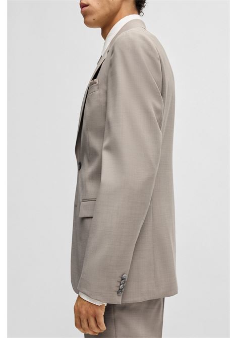 BOSS - Slim Fit Virgin Wool Suit with Micromotif BOSS |  | 50534889275