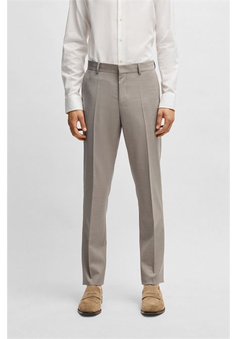 BOSS - Slim Fit Virgin Wool Suit with Micromotif BOSS |  | 50534889275