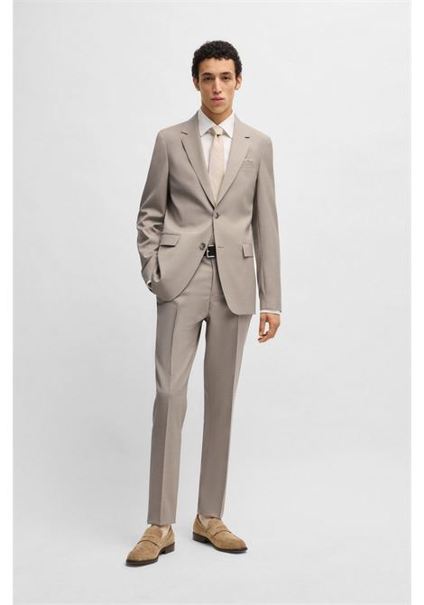 BOSS - Slim Fit Virgin Wool Suit with Micromotif BOSS |  | 50534889275