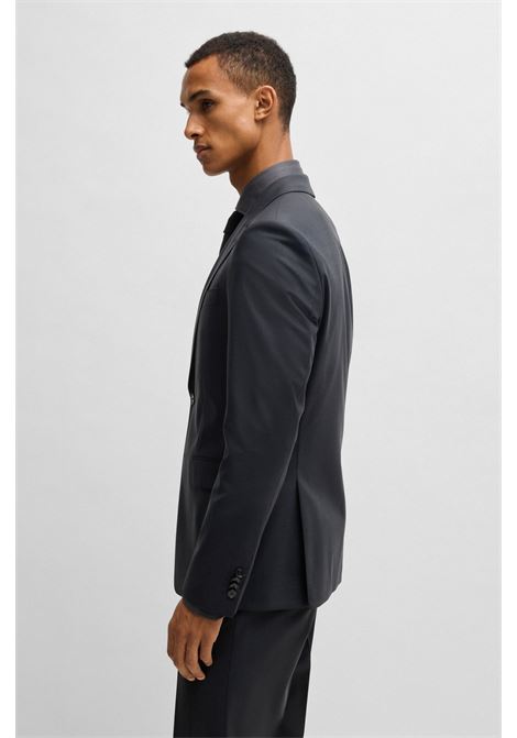 BOSS - Slim fit wool-blend dress with micro pattern BOSS |  | 50534913001