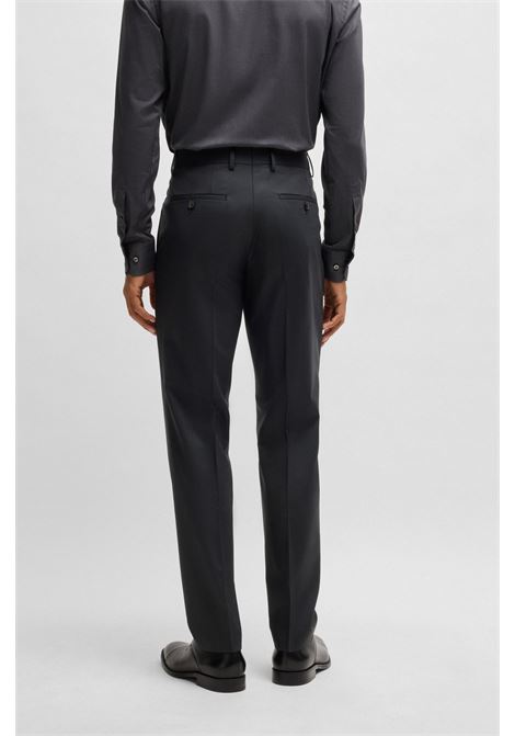BOSS - Slim fit wool-blend dress with micro pattern BOSS |  | 50534913001