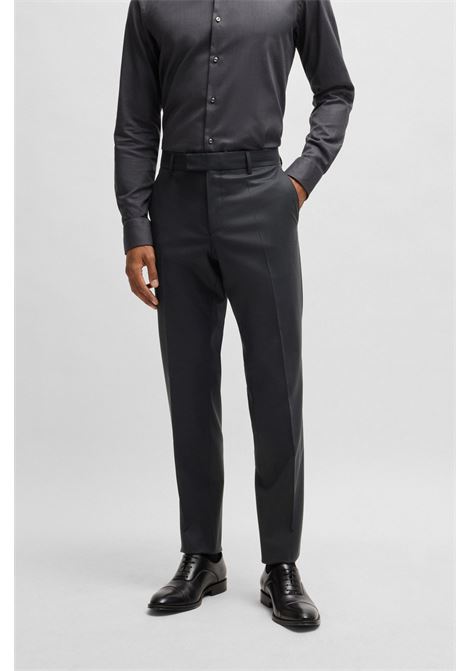 BOSS - Slim fit wool-blend dress with micro pattern BOSS |  | 50534913001