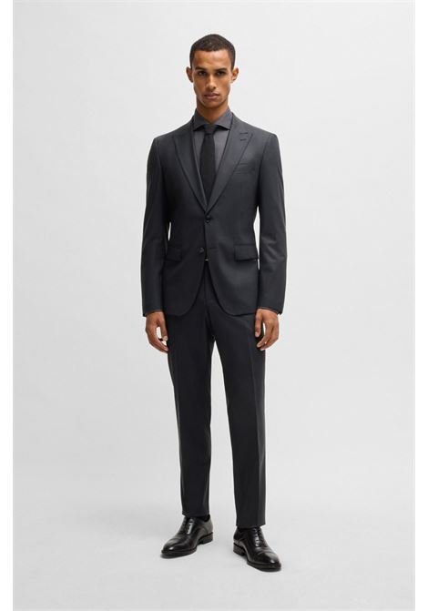 BOSS - Slim fit wool-blend dress with micro pattern BOSS |  | 50534913001