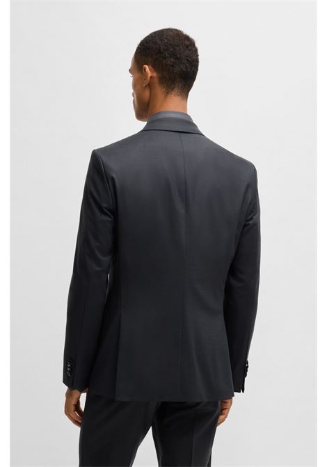 BOSS - Slim fit wool-blend dress with micro pattern BOSS |  | 50534913001