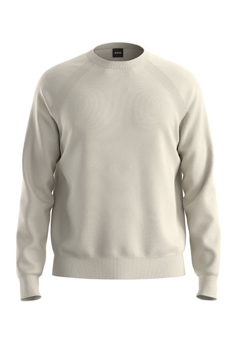 BOSS - P-Jinolino pattern long-sleeved sweater BOSS |  | 50537659131