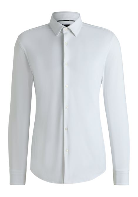 Camicia slim fit in jersey lavorato elasticizzato ad alte prestazioni BOSS | Camicie | 50539398100