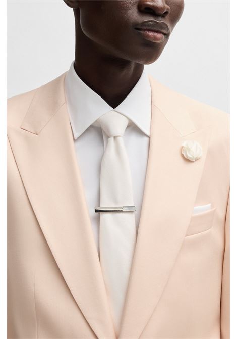 Blazer slim fit in satin di misto lana BOSS | Giacche | 50540709849