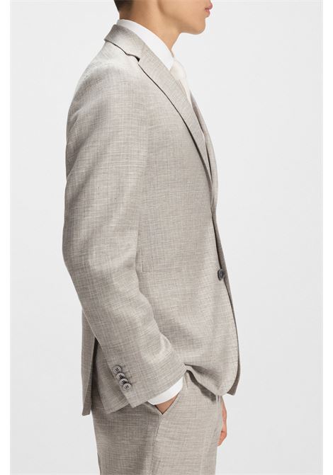 BOSS - Slim fit blazer in micro patterned fabric. BOSS |  | 50540724275