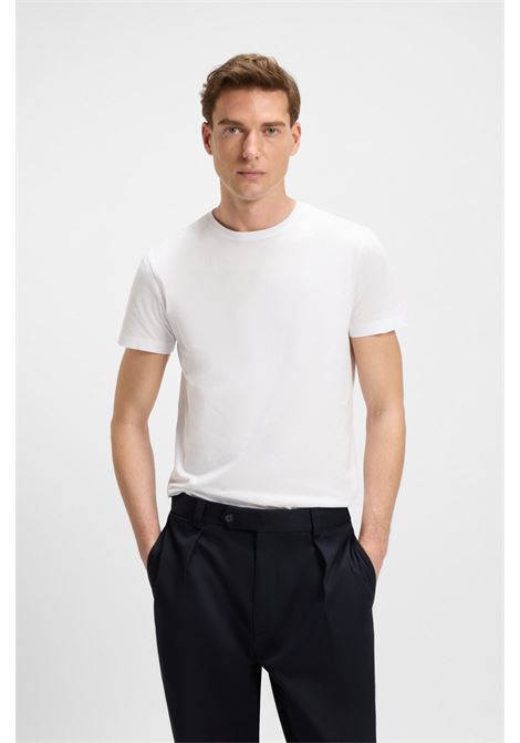 BOSS - BECKHAM x BOSS mercerized cotton T-shirt BOSS |  | 50549230100