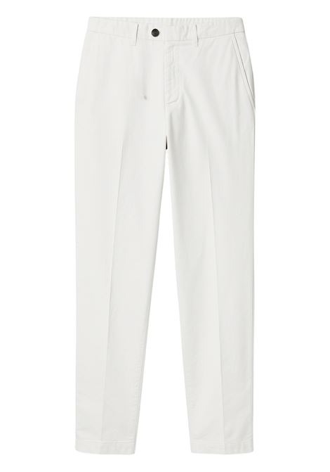 Pantalone Bianco Uomo in Cotone  Chiusura Decentrata BRIGLIA 1949 BRIGLIA | Pantaloni | NAVIGLIO/32512700120
