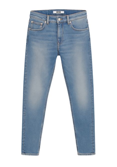 Jeans slim fit in denim lavaggio chiaro  Grifoni GRIFONI | Pantaloni | 142003/90N/C3C37