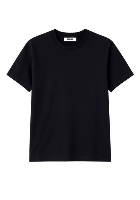 Essential and decisive, the black Grifoni T-shirt is a must-have for clean, versatile style. GRIFONI |  | 180001/54003