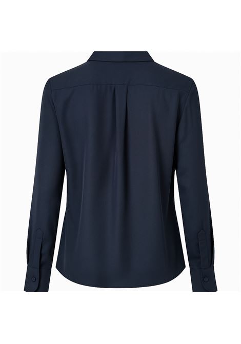 Camicia Donna Navy con Colletto Classico e Manica Lunga  Grifoni GRIFONI | Camicie | 220017/7582