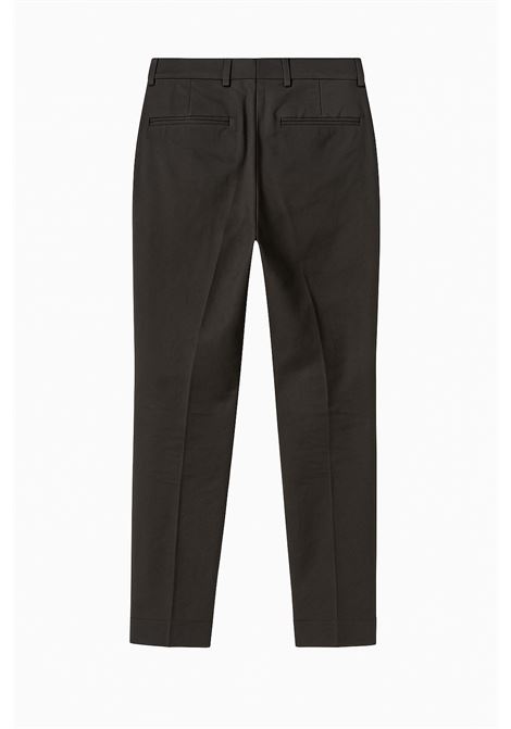 Pantaloni Donna Neri Slim Fit in Cotone  Grifoni GRIFONI | Pantaloni | 240972/28003