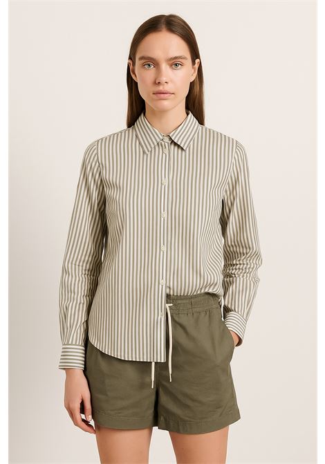 Camicia a Righe Verticali in Cotone Leggero  Jucca JUCCA | Camicie | J4112040/24R803
