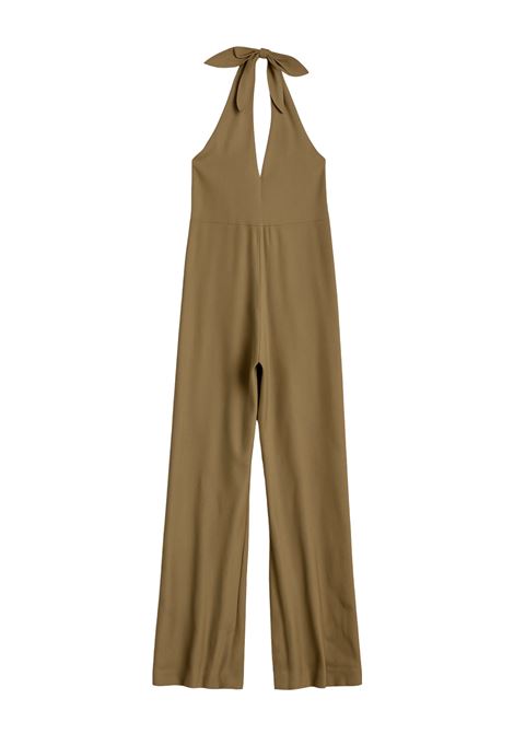 Tuta Halter Ampia in Crepe Color Deserto JUCCA | Tute & Jumpsuit | J4117209/31803
