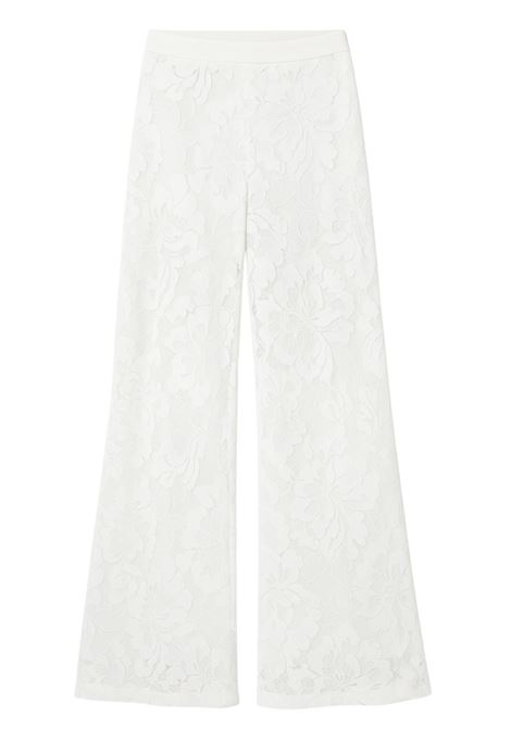 Pantaloni in pizzo bianco a gamba larga  elegante e femminile JUCCA | Giacche | J4154138/12001