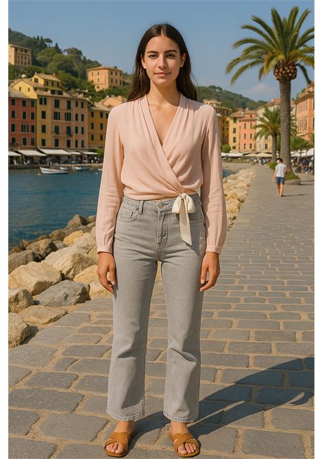 Jeans flare grigio chiaro Sasso  JUCCA JUCCA | Jeans | J4154213/90275