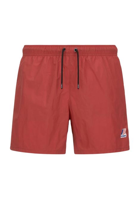 LE VRAI OLIVIER Costume da bagno ripiegabile da uomo con slip in rete K-WAY | Costume | K31357W703