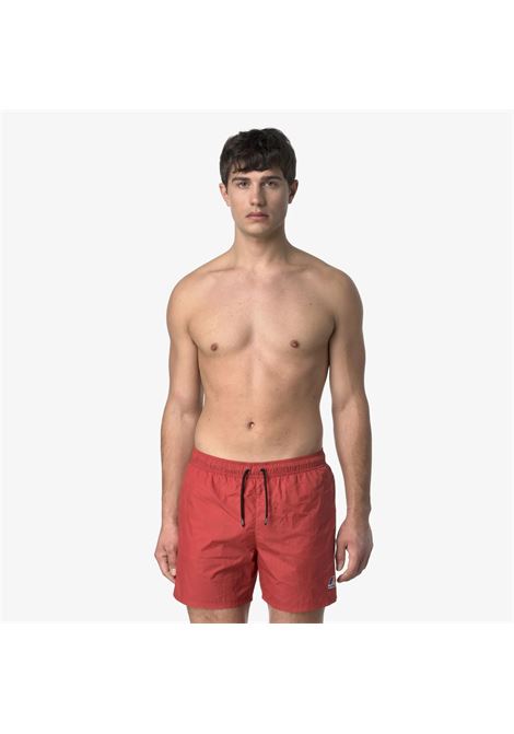 LE VRAI OLIVIER Costume da bagno ripiegabile da uomo con slip in rete K-WAY | Costume | K31357W703