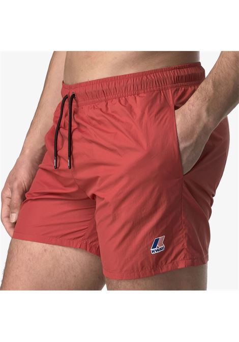 LE VRAI OLIVIER Costume da bagno ripiegabile da uomo con slip in rete K-WAY | Costume | K31357W703