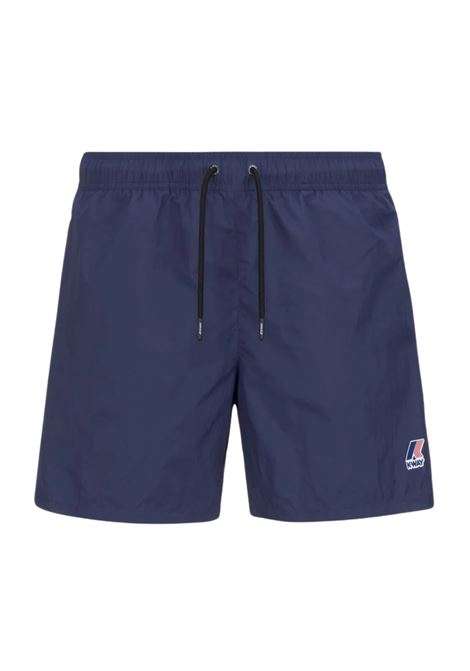 LE VRAI OLIVIER Costume da bagno ripiegabile da uomo con slip in rete K-WAY | Costume | K31357W867