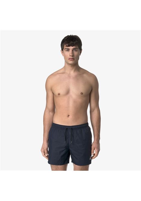 LE VRAI OLIVIER Costume da bagno ripiegabile da uomo con slip in rete K-WAY | Costume | K31357W867