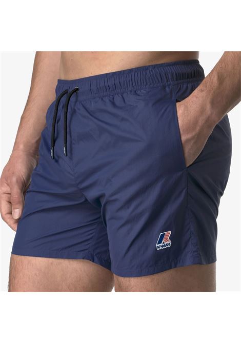 LE VRAI OLIVIER Costume da bagno ripiegabile da uomo con slip in rete K-WAY | Costume | K31357W867
