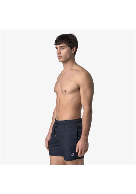 LE VRAI OLIVIER Costume da bagno ripiegabile da uomo con slip in rete K-WAY | Costume | K31357WK89