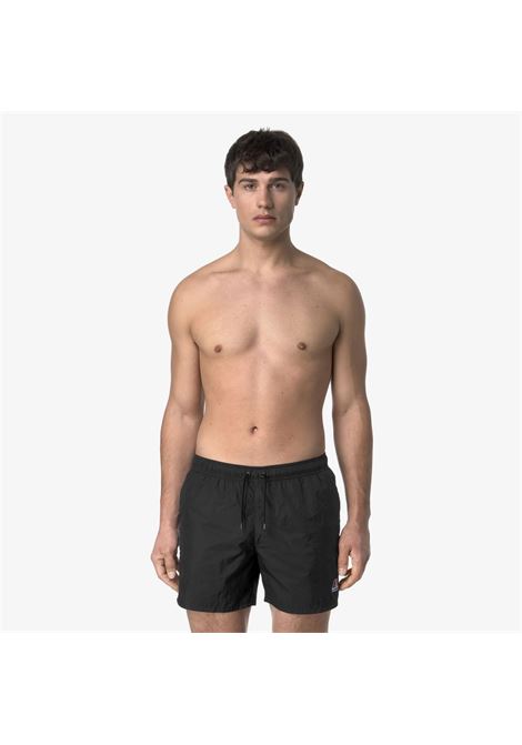 LE VRAI OLIVIER Costume da bagno ripiegabile da uomo con slip in rete K-WAY | Costume | K31357WUSY