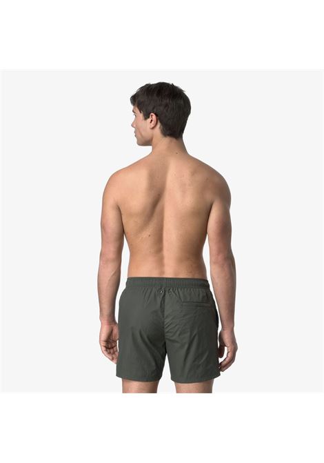 LE VRAI OLIVIER Costume da bagno ripiegabile da uomo con slip in rete K-WAY | Costume | K31357WWMR