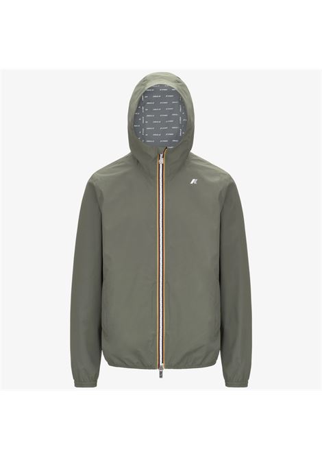 Lichen Green Men's Slim Fit Waterproof Jacket K-WAY |  | K5127QWV15