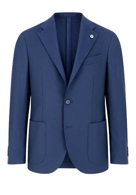 Blazer monopetto blu scuro in pura lana vergine  L.B.M. 1911 L.B.M. | Giacche | 54245/042683