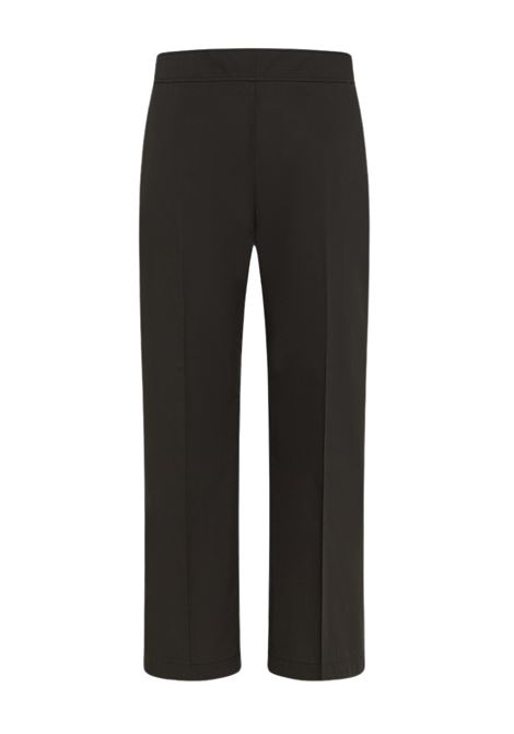 Pantaloni oiti in popeline - nero MOMONI | Pantaloni | MOPA045LMM0990