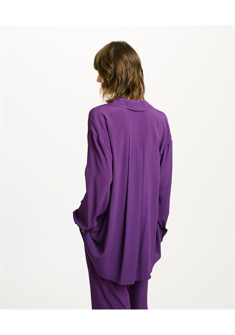 Camicia Hamacas in Acetato Seta - Viola MOMONI | Camicie | MOSH0090465