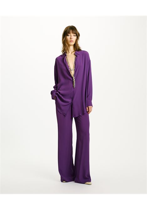 Camicia Hamacas in Acetato Seta - Viola MOMONI | Camicie | MOSH0090465