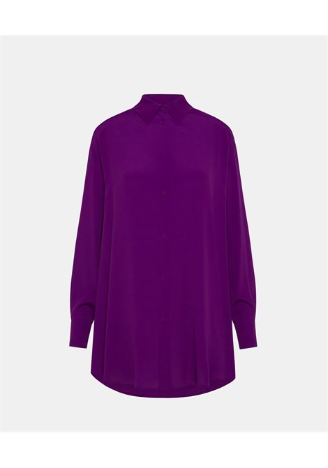 Camicia Hamacas in Acetato Seta - Viola MOMONI | Camicie | MOSH0090465