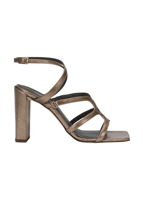 Momoni - MARISOL SHOE IN LAMINATED ECO LEATHER - BRONZE. MOMONI |  | MOSS0060271
