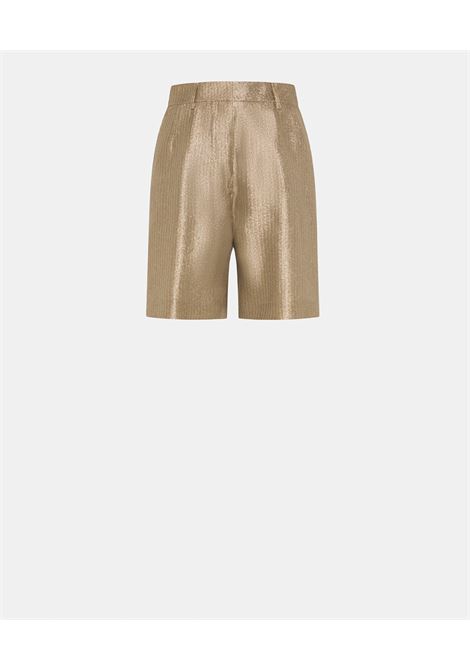 SHORTS PAO IN STUOIA LUREX - ORO/ARGENTO MOMONI | Shorts | MOST0021104