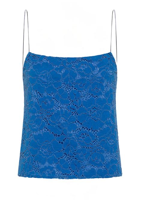 Top ariel in pizzo - cobalto MOMONI | Top & T-shirt | MOTO002MO030881