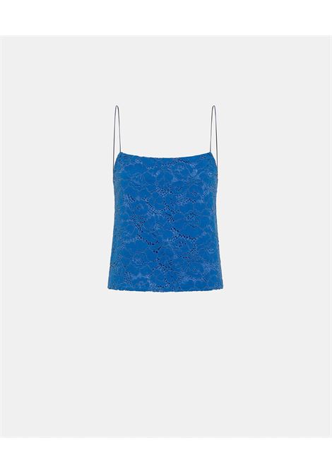 Top ariel in pizzo - cobalto MOMONI | Top & T-shirt | MOTO002MO030881