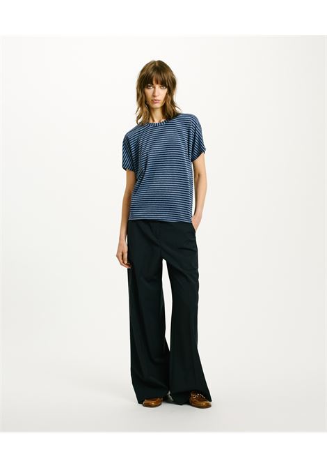 Tshirt pawa in jersey a righe - blu/avio MOMONI | T-shirt | MOTS0088084