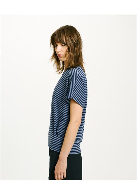 Tshirt pawa in jersey a righe - blu/avio MOMONI | T-shirt | MOTS0088084