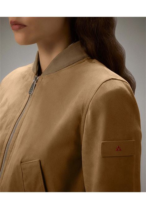 Bomber corto in pelle scamosciata PEUTEREY | Giubbini | PED5292737