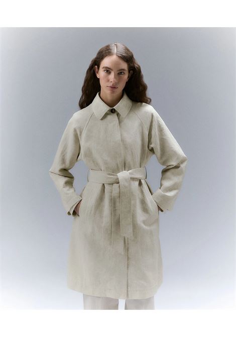 Trench jacquard damascato - CORDOUAN PEUTEREY | Giacche | PED5328NAT