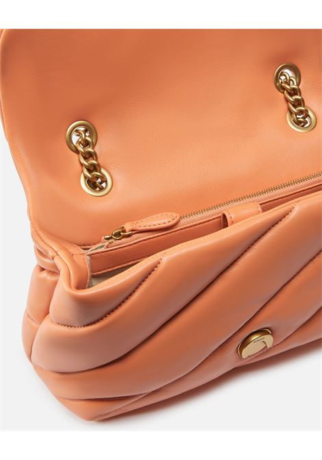 Borsa a tracolla media Love Bag Puff in nappa trapuntata con catena PINKO | Borse | 100038-A0F2A57Q